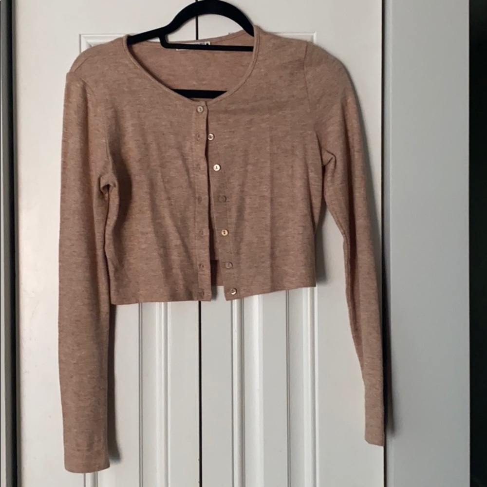 Zara two piece cropped sweater set